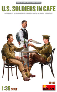 1/35 US Soldiers in Cafe - Hobby Sense
