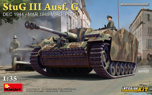 1/35 StuG III Ausf. G Dec 1944 - Mar 1945 Miag Prod. Interior Kit - Hobby Sense