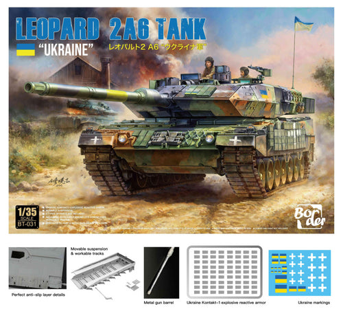 1/35 Leopard 2A6 Tank Ukraine - Hobby Sense
