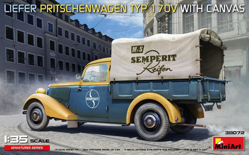1/35 Liefer Pritschenwagen Typ 170V with Canvas - Hobby Sense