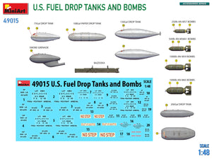 1/48 US Fuel Drop Tanks and Bombs - Hobby Sense