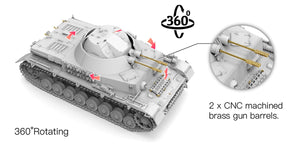1/35 Kugelblitz Flak Panzer IV (MK103 Doppelflak 30mm) - Hobby Sense