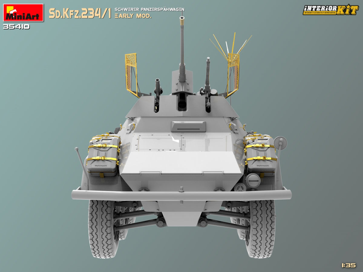 1/35 Sd.Kfz.234/1 Schwerer Panzerspahwagen. Early Mod. Interior Kit