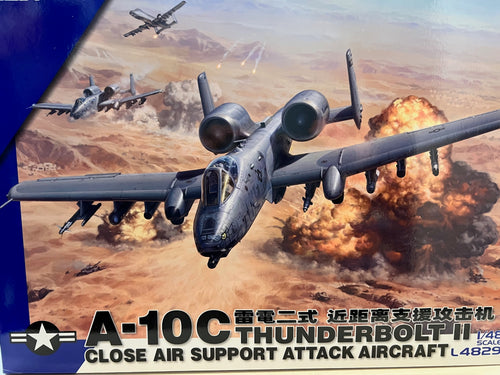 1/48 US Air Force A10C Thunderbolt II Close Air Support Attack Aircraft