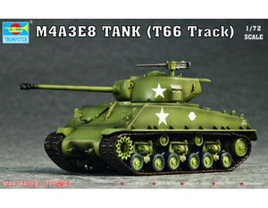 1/72 M4A3E8 TANK (T66 Track) - Hobby Sense