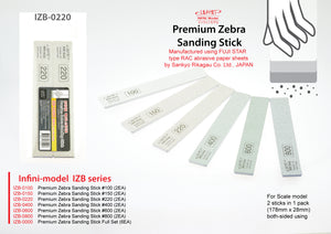 Selection of Infini Premium Zebra Sanding Sticks