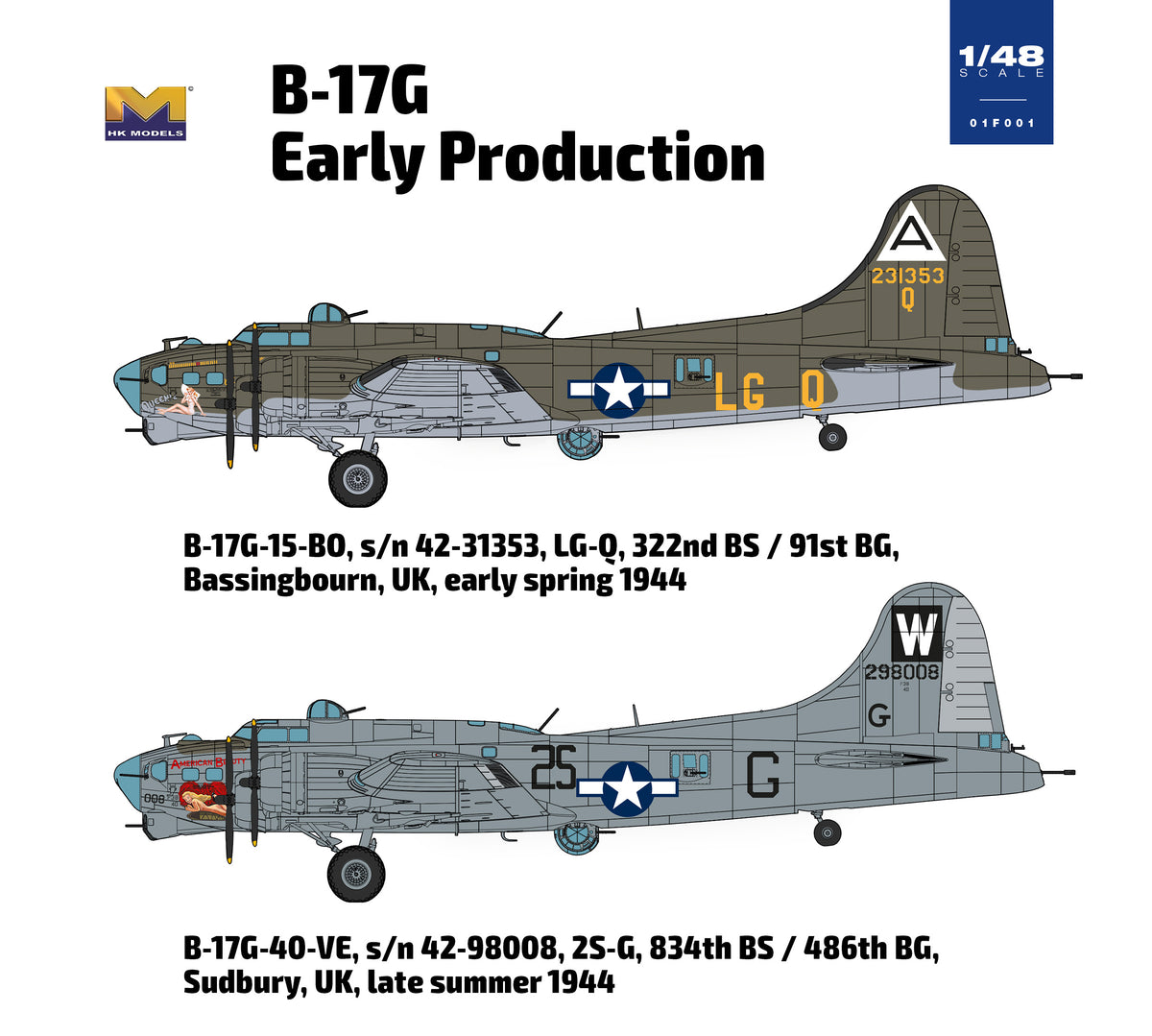 1/48 B17G Flying Fortress Early Production