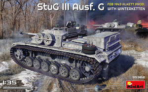 1/35 StuG III Ausf. G Feb 1943 Alkett Prod. with Winterketten - Hobby Sense