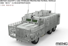 1/35 British Mastiff 2 6x6 Wheeled Protected Patrol Vehicle - Hobby Sense