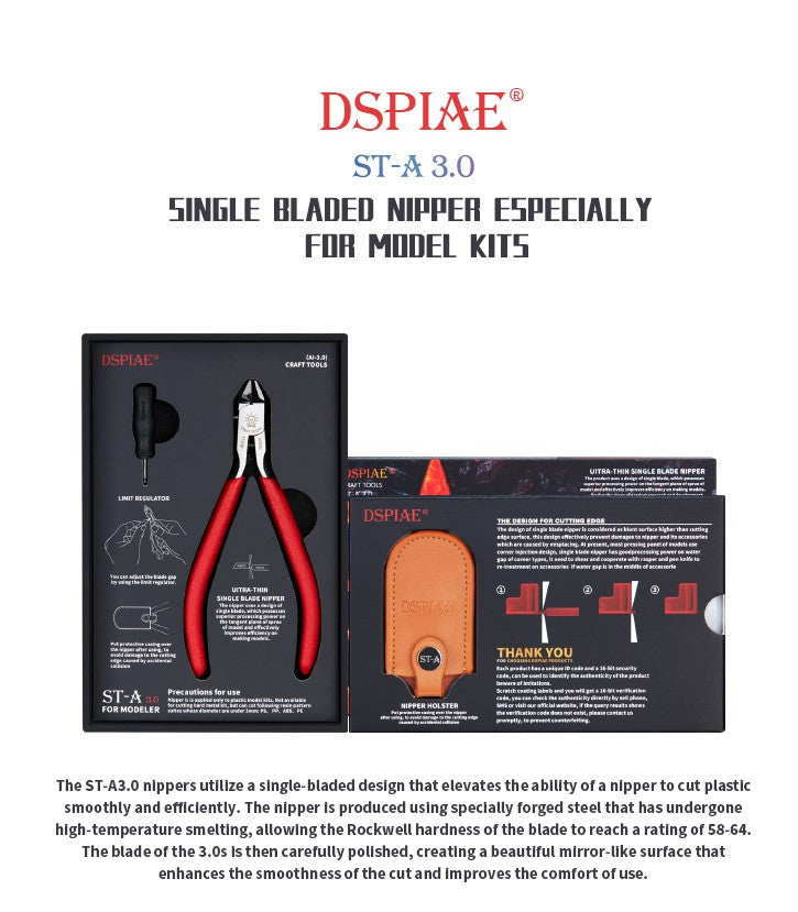 Ultra Thin Single Blade Precision Nipper - Hobby Sense