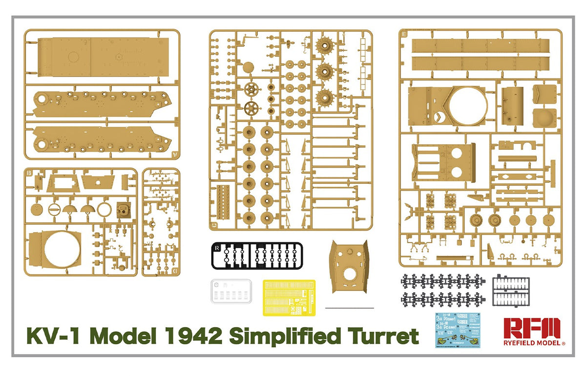 1/35 KV-1 Model 1942 Simplified Turret | Hobby Sense