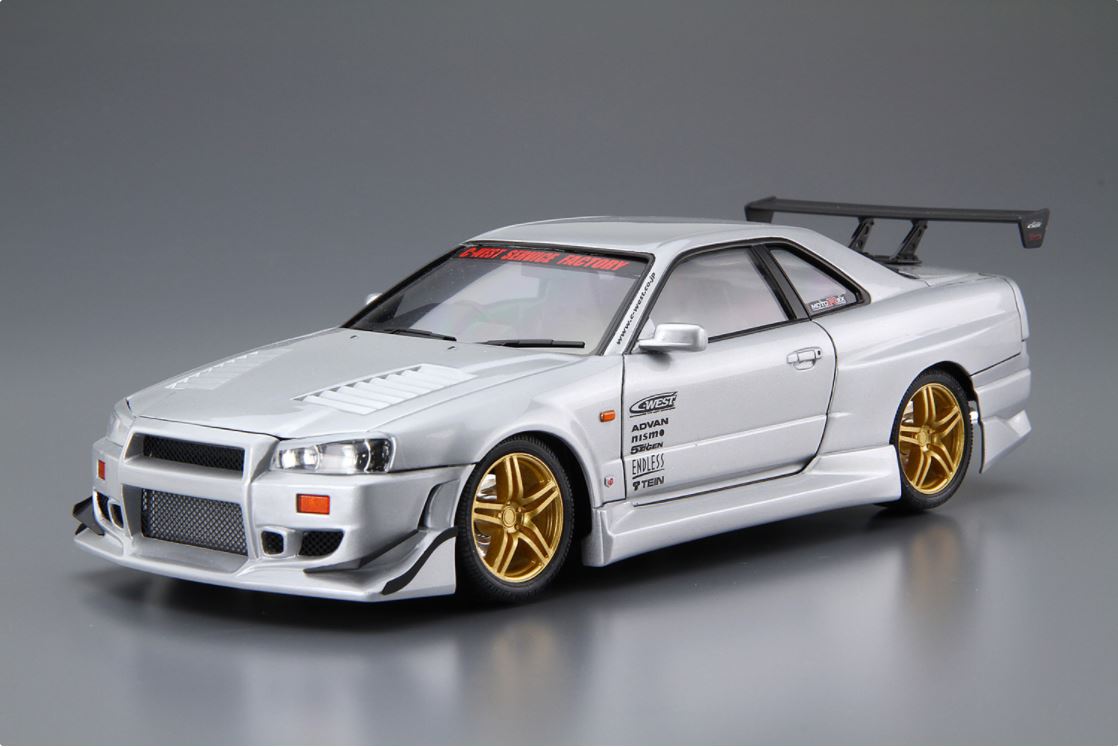 1/24 Nissan C-West BNR34 Skyline GT-R '02 | Hobby Sense