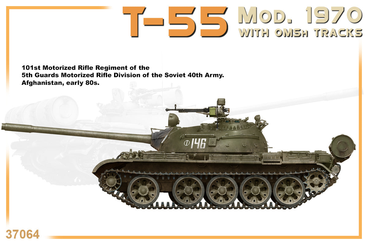 1/35 T-55 Mod. 1970 w/OMSh Tracks