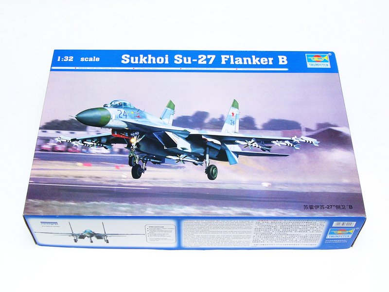 トランペッター　1/32 スホーイ　Sukhoi Su-27 FlankerB 1/32 Sukhoi Su27 Flanker B | Hobby Sense