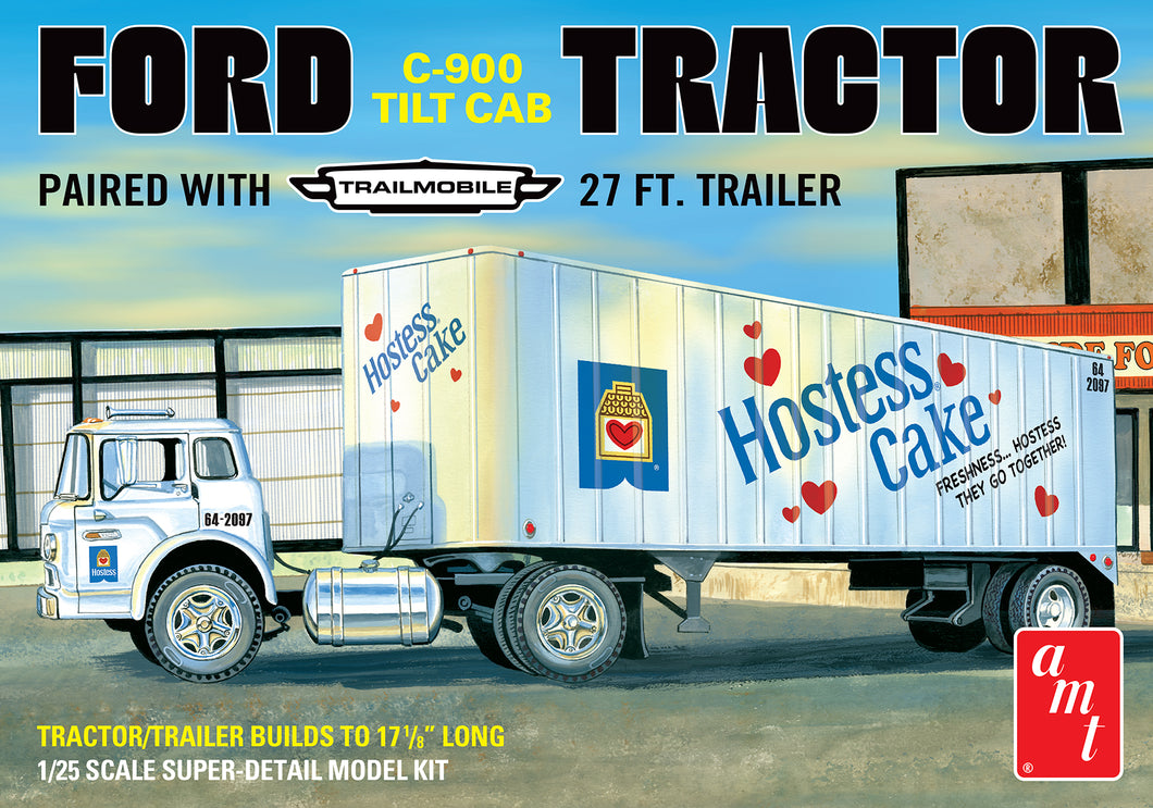 1/25 Ford C600 Hostess Truck With Trailer - Hobby Sense