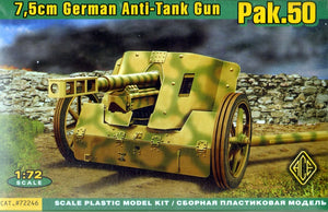 1/72 7.5cm German Anti Tank Gun Pak.50 - Hobby Sense