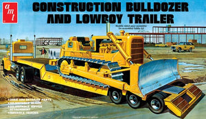 1/25 Construction Bulldozer and Lowboy Trailer - Hobby Sense