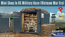 1/35 Mini Shop in US Military Base Vietnam War - Hobby Sense