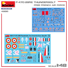 1/48 P47D-28RE Thunderbolt. Free French Air Force. Basic kit - Hobby Sense