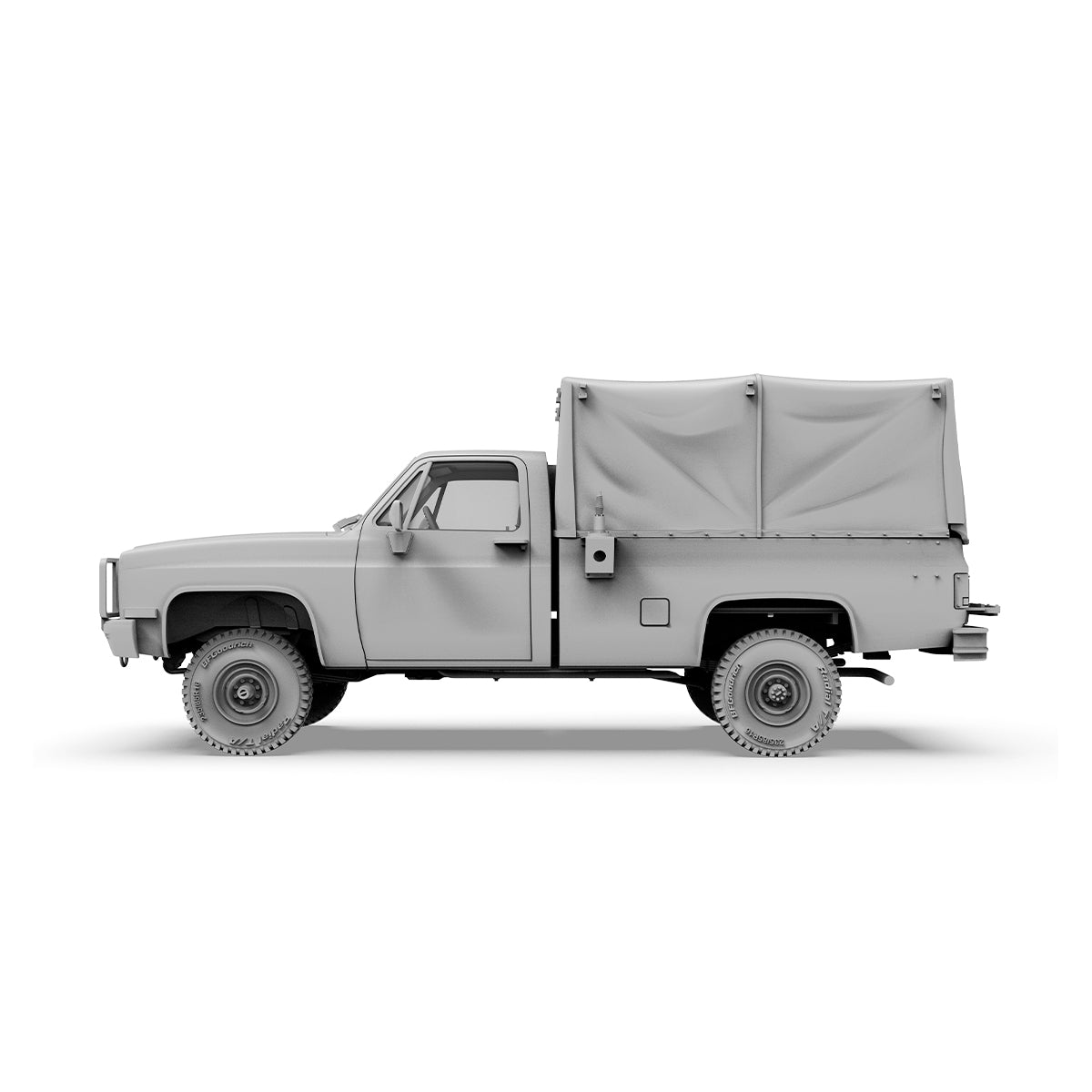 1/35 M1008 Troop Carrier With Tarp - Hobby Sense