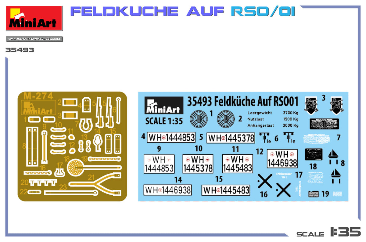 1/35 Feldkuche auf RSO/01 - Hobby Sense