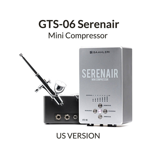 Ambition Series GTS-06 Serener Mini Compressor & Airbrush Set - Hobby Sense