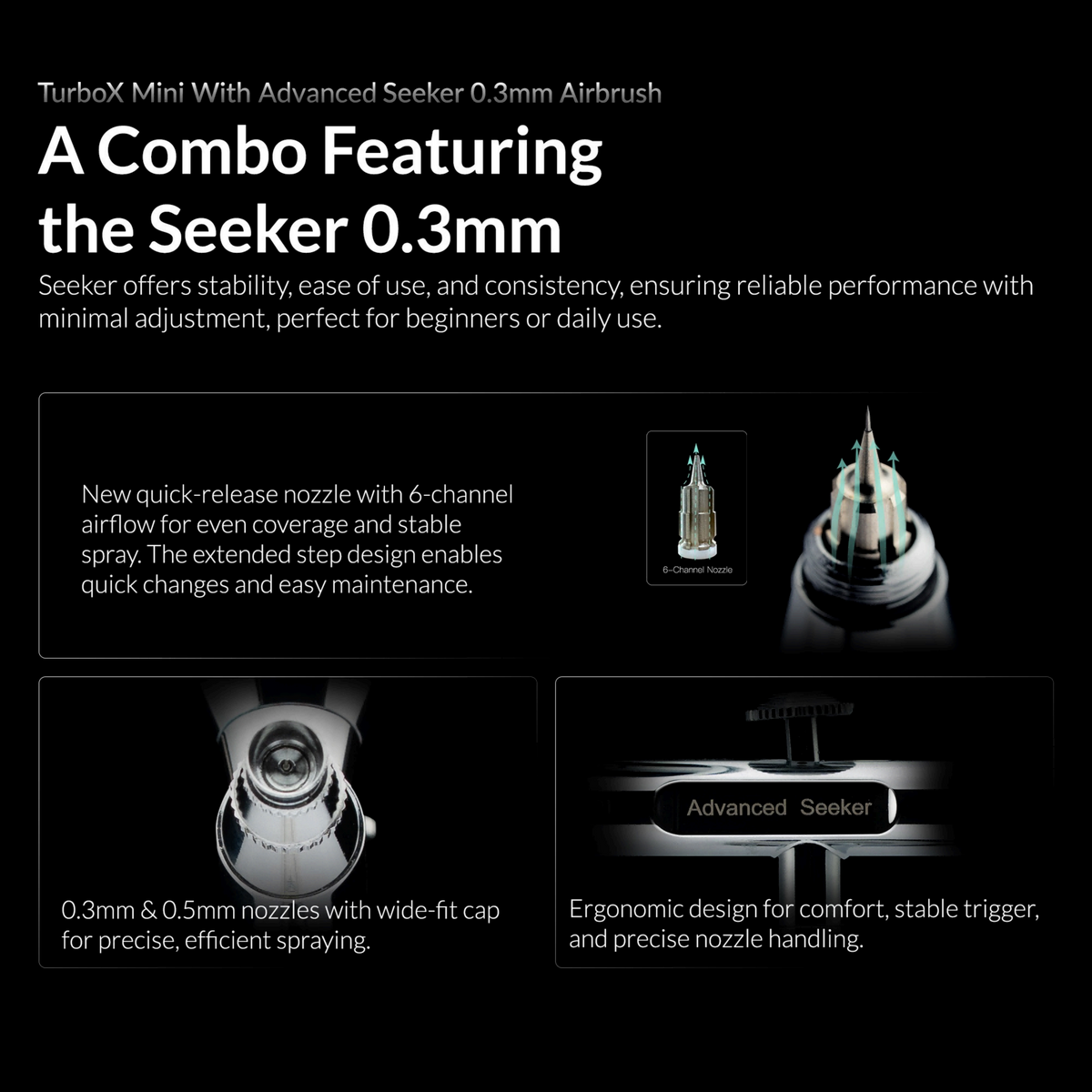 Gaahleri Turbox Mini Kit with Seeker 03 Airbrush