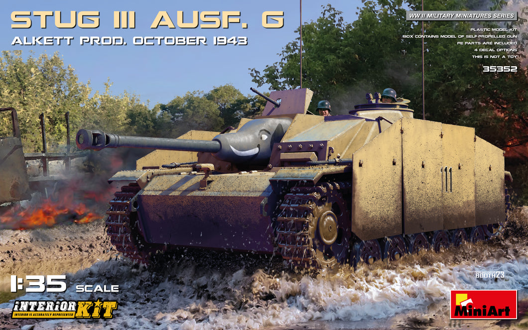 1/35 Stug III Ausf. G Alkett Prod. October 1943 Interior Kit - Hobby Sense