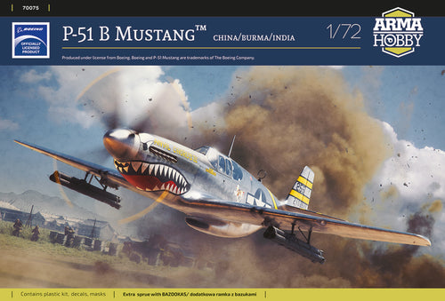 1/72 P51B Mustang China, Burma, India - Hobby Sense