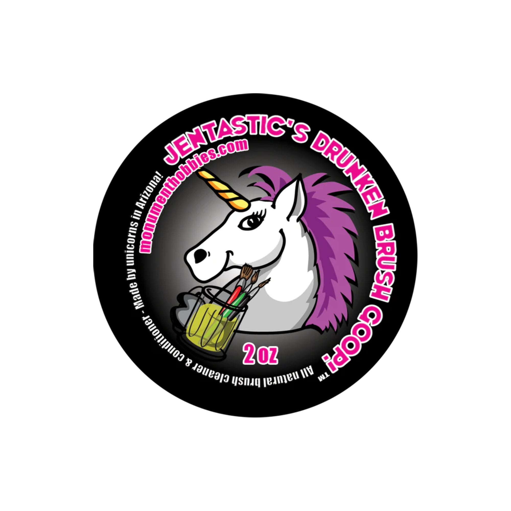 Jentastic's Drunken Brush Goop! 2 oz Paint Brush Cleaner - Hobby Sense