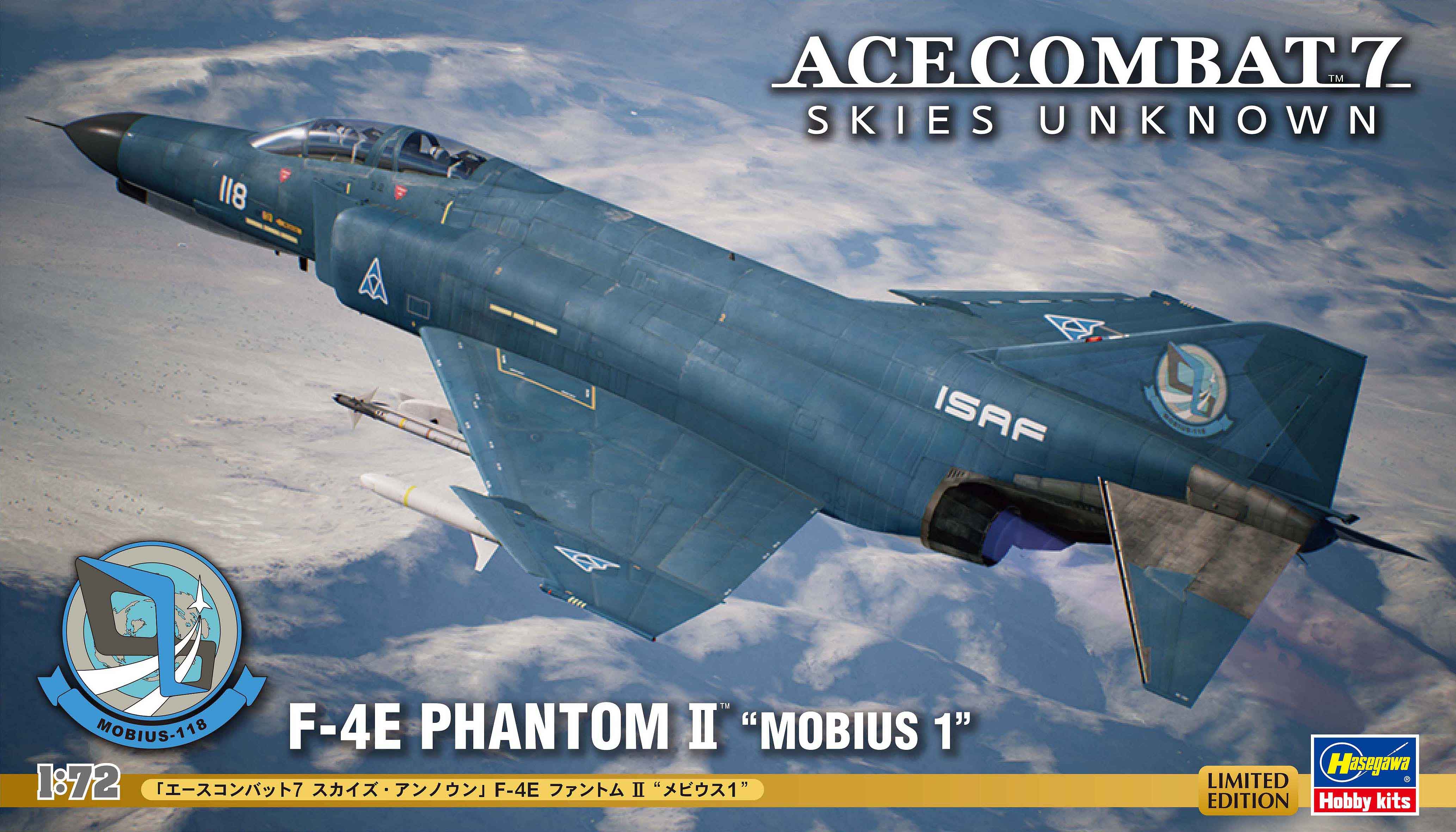 1/72 Ace Combat 7 Skies Unknown F4E Phantom II Mobius 1 - Hobby Sense