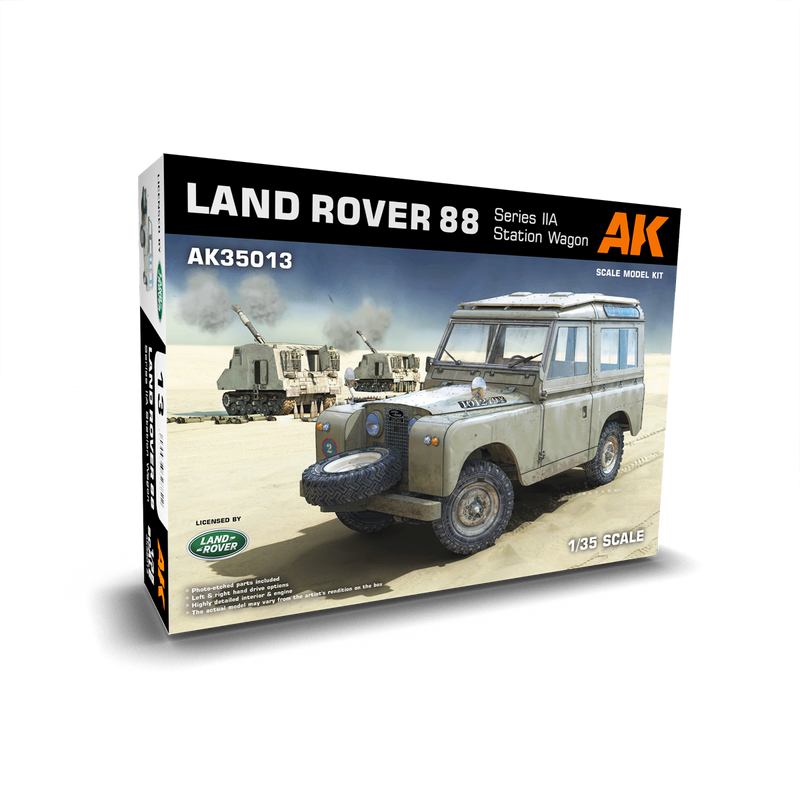 35 Scale Land Rover 1/35 Land Rover 88 Series IIA Station Wagon - Hobby Sense