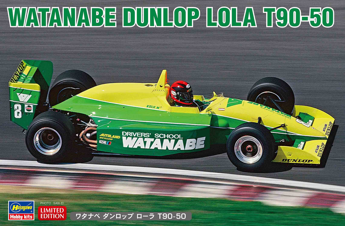 Hasegawa 1/24 Watanabe Dunlop Lola T90-50 - Hobby Sense