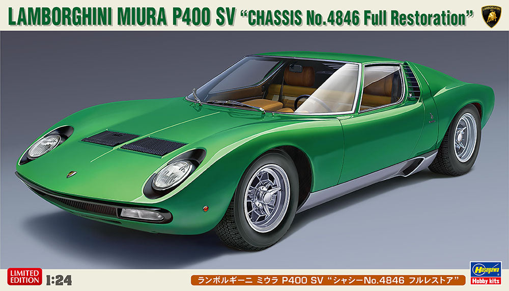 1/24 Lamborghini Miura P400 SV CHASSIS No.4846 Full Restoration - Hobby Sense