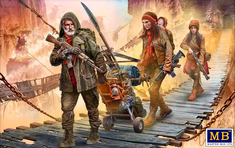1/24 Pоst-apocalyptic series. The Last Bridge. - Hobby Sense