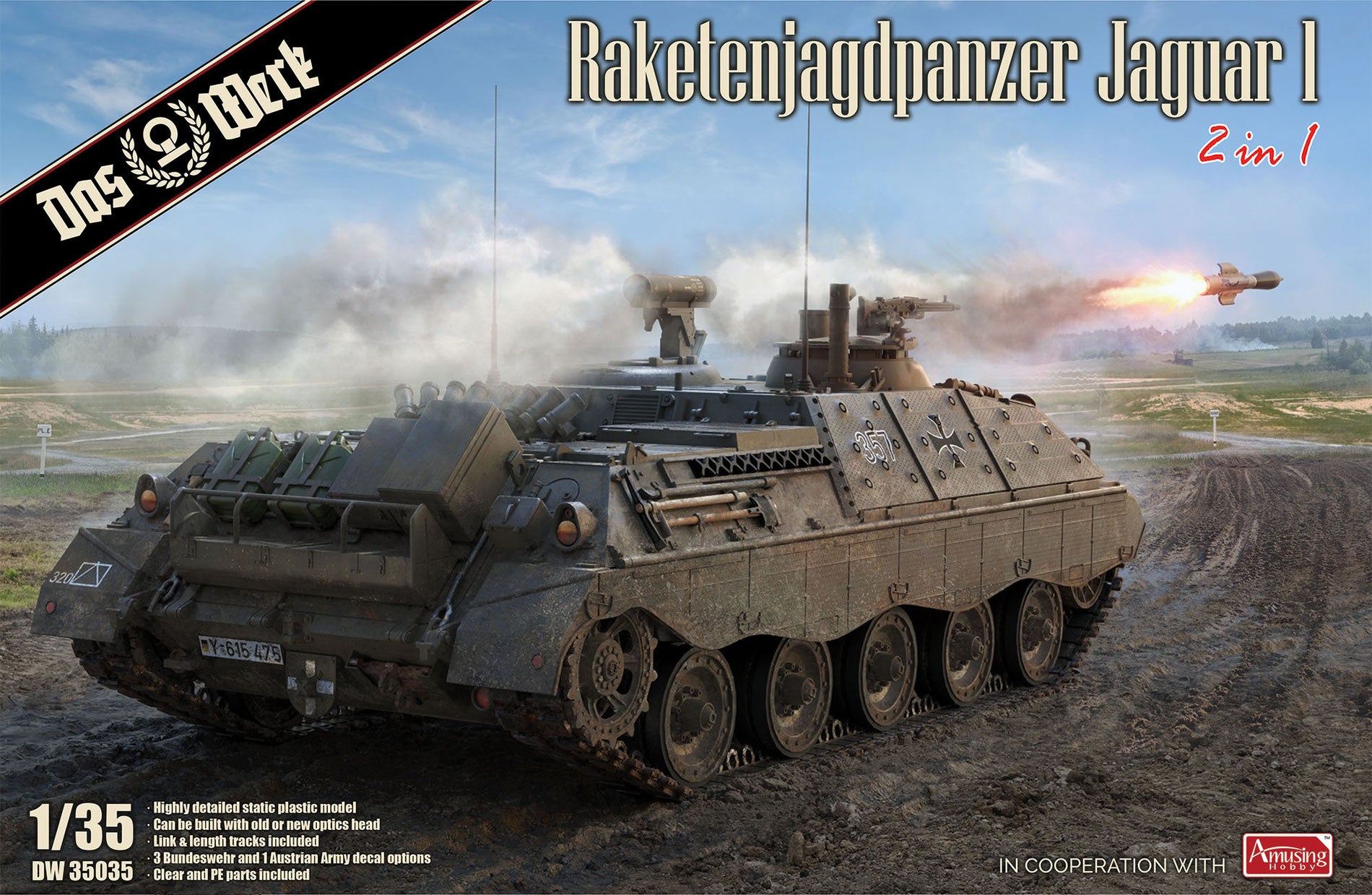 1/35 Raketenjagdpanzer Jaguar 1 2in1 - Hobby Sense