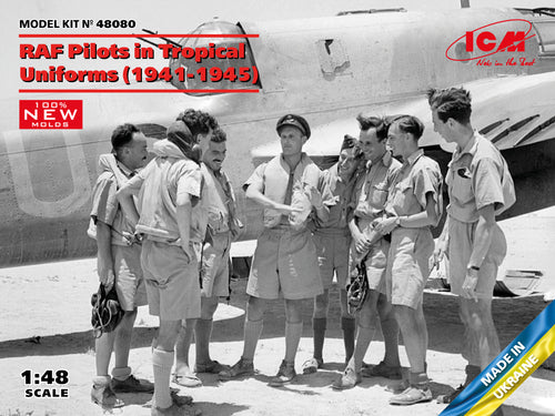 1/48 RAF Pilots in Tropical Uniforms (1941-1945) - Hobby Sense