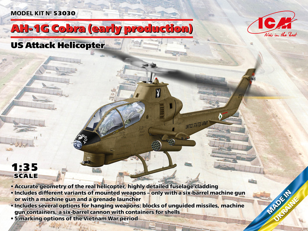 1/35 AH-1G Cobra (early production), US Attack Helicopter - Hobby Sense