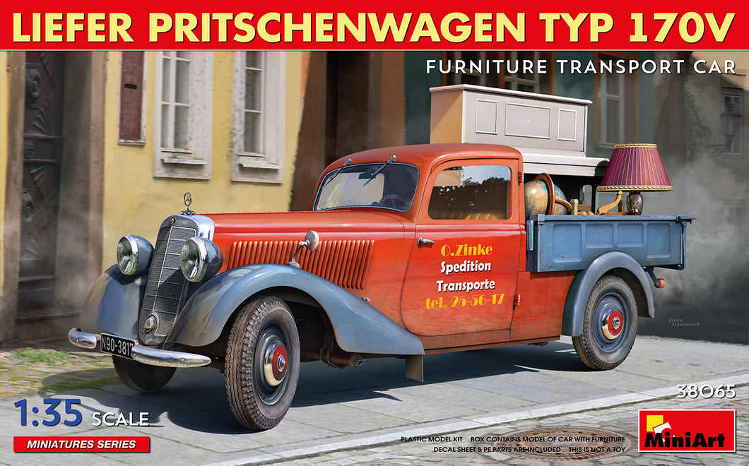 1/35 Liefer Pritschenwagen Typ 170V Furniture Transport Car - Hobby Sense