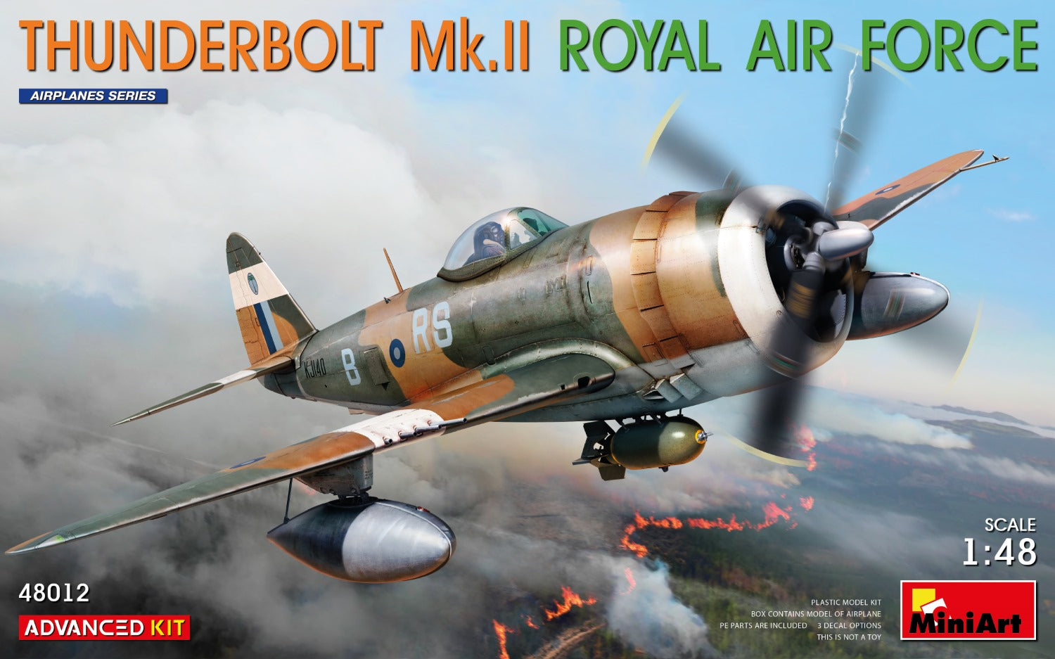 1/48 Thunderbolt Mk.II. Royal Air Force. Advanced Kit - Hobby Sense