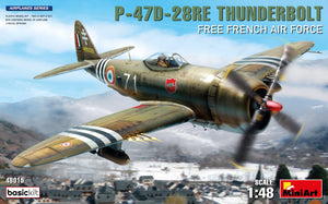 1/48 P47D-28RE Thunderbolt. Free French Air Force. Basic kit - Hobby Sense