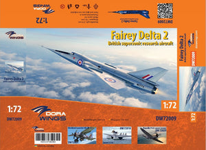 1/72 Fairey Delta 2, British Supersonic Research Aircraft - Hobby Sense