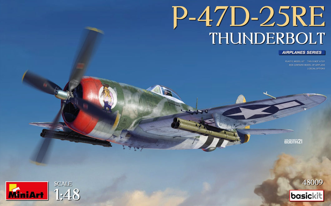 1/48 P47D-25RE Thunderbolt (Basic Kit) - Hobby Sense