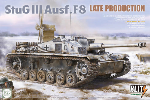 1/35 Stug III Ausf.F8 Late Production - Hobby Sense