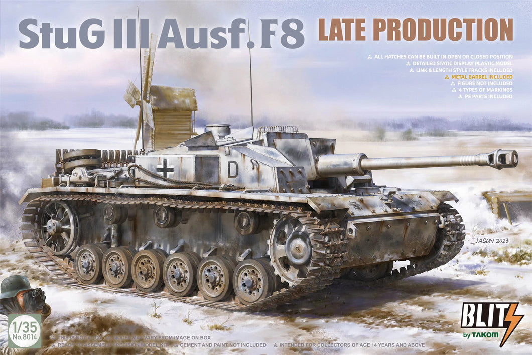 1/35 Stug III Ausf.F8 Late Production - Hobby Sense