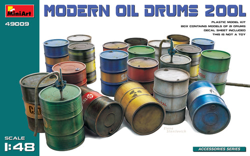 1/48 Modern Oil Drums (200L) - Hobby Sense