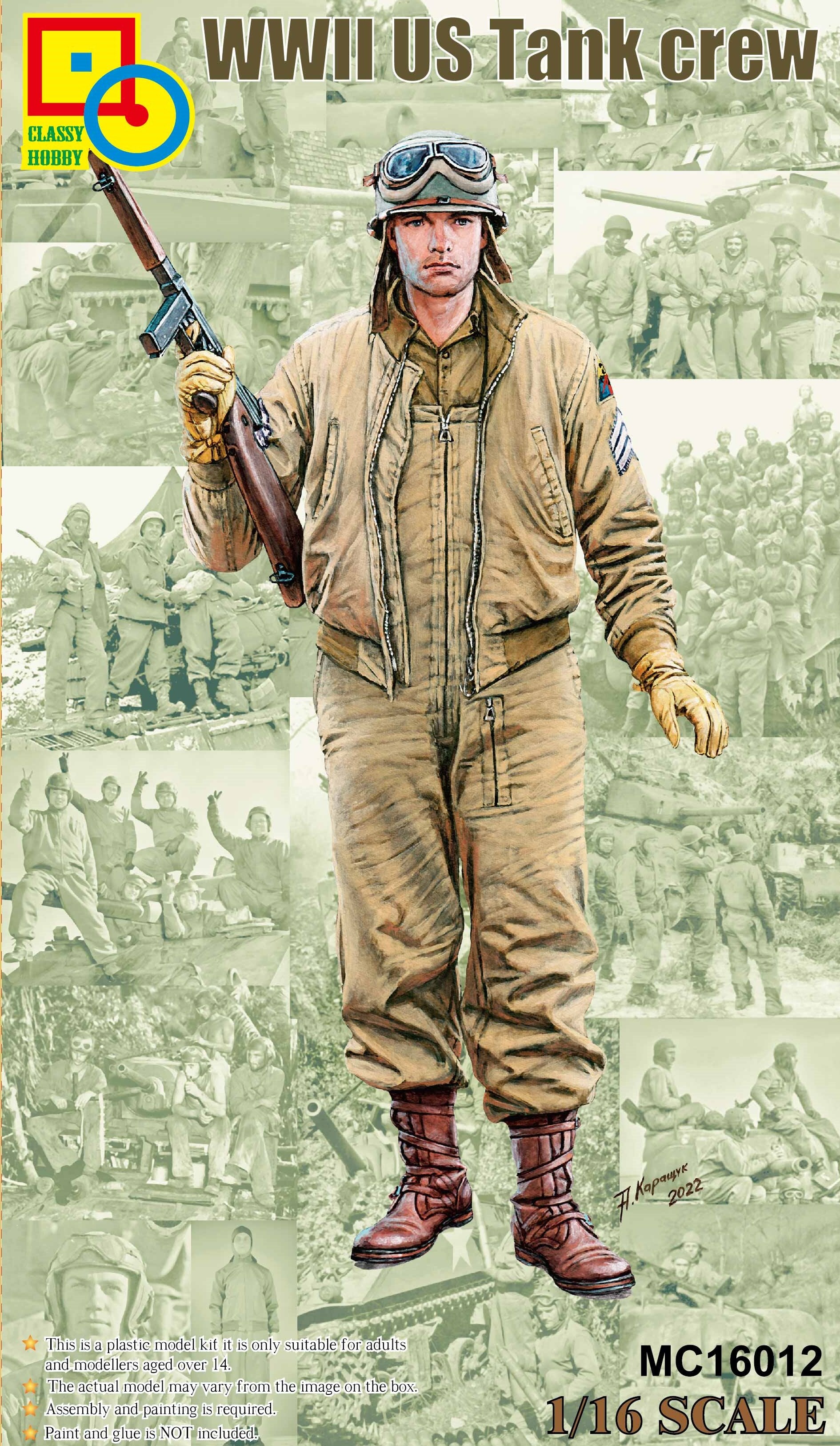 1/16 WWII US Tank Crew - Hobby Sense