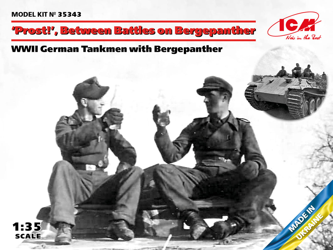 1/35 Prost!, Between Battles on Bergepanther - Hobby Sense