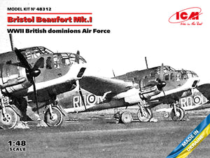 1/48 Bristol Beaufort Mk.I, WWII British dominions Air Force - Hobby Sense