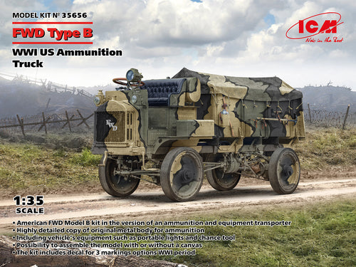 1/35 FWD Type B, WWI US Ammunition Truck - Hobby Sense